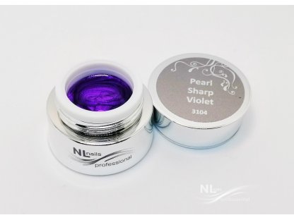 UV, LED perleťový barevný gel PEARL SHARP VIOLET