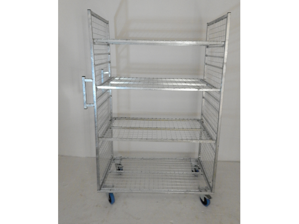 Skladový vozík SVS 121x66x195  4P/ combo