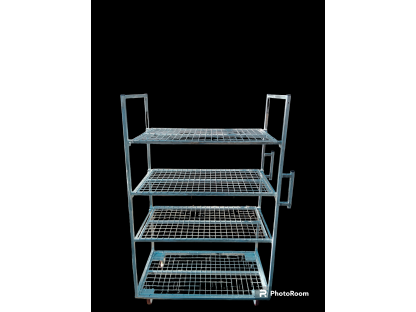 Skladový vozík SVS 121x66x195  4P BASIC