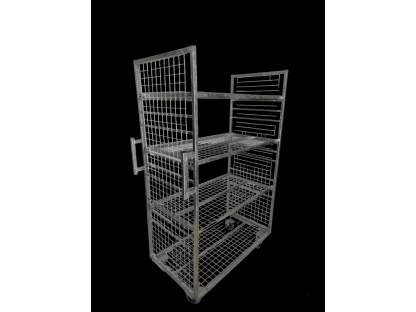 Skladový vozík SVS 121x66x195  4P/ combo