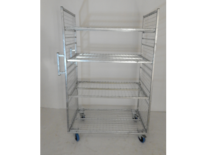 Skladový vozík SVS 121x66x195  4P/ combo