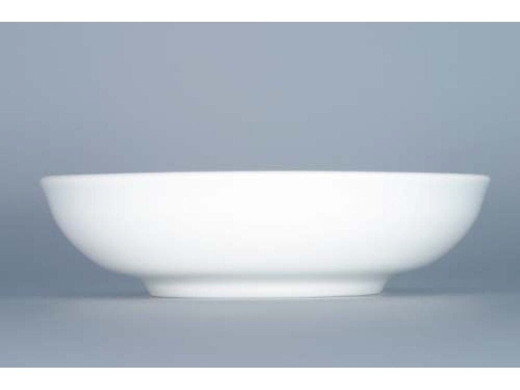 Predaj -50 % Cibulák Misa hladká nízka 14 cm originál cibuľový porcelán Dubí, cibuľový vzor, 2. akosť