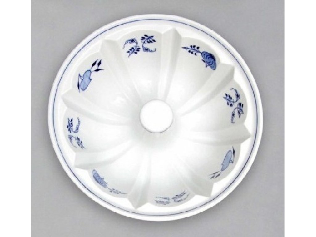bábovka cibulák pečící forma velká 1,8 l český porcelán Dubí 2.jakost