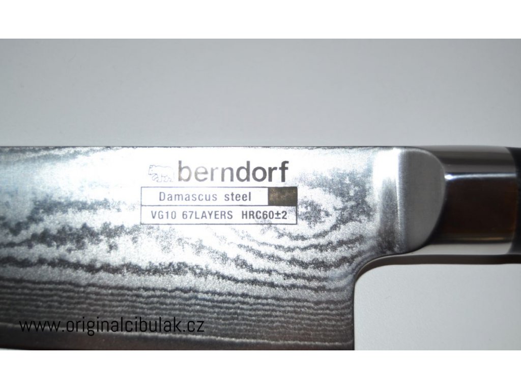Berndorf HANAMAKI nůž kuchařský 20 cm Damascénský  Damašková ocel