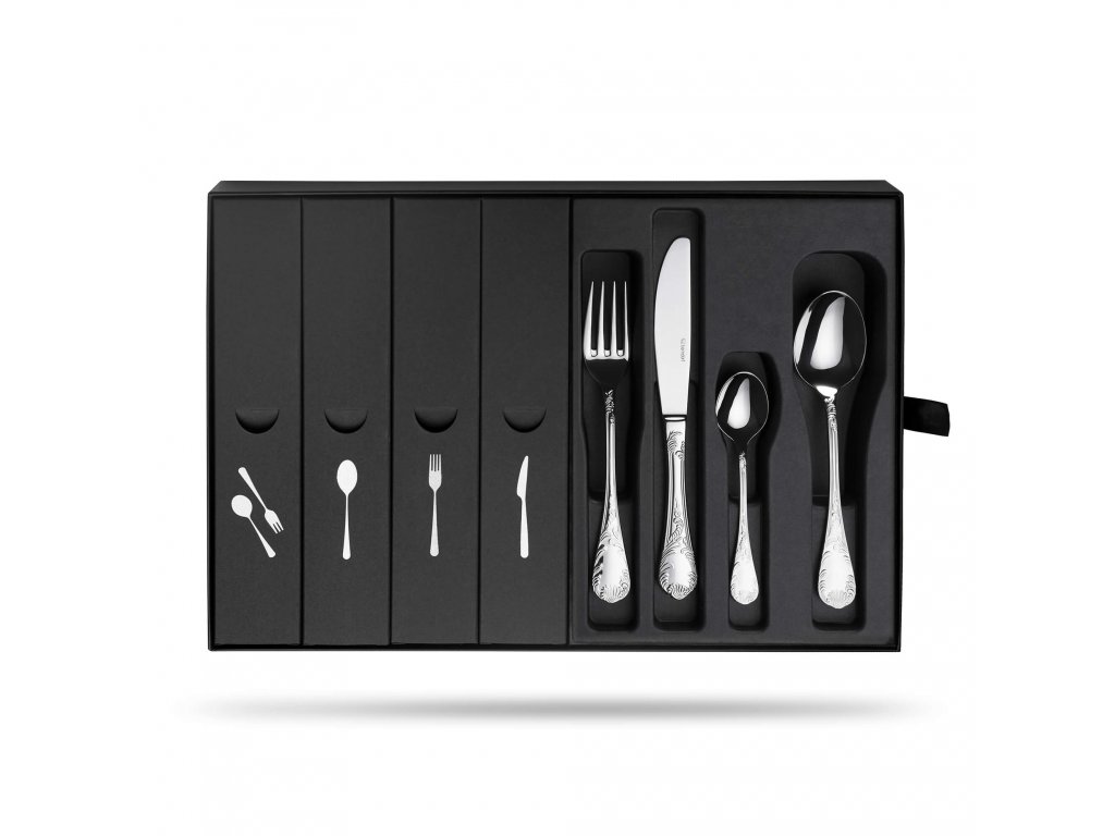 Zwiebelmuster  Cutlery Set, Original Bohemia Porcelain from Dubi