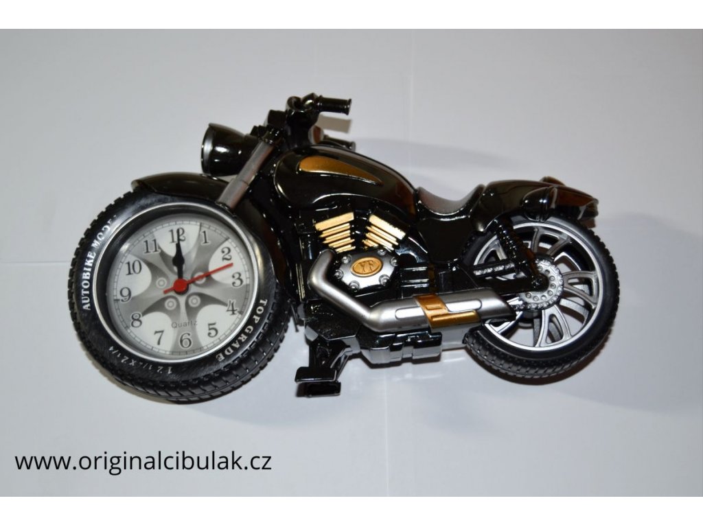 alarm clock clock motorbike