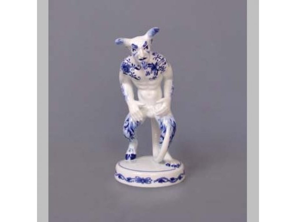 Cibulák Čert Belzebub 18cm Originál Český porcelán Dubí 