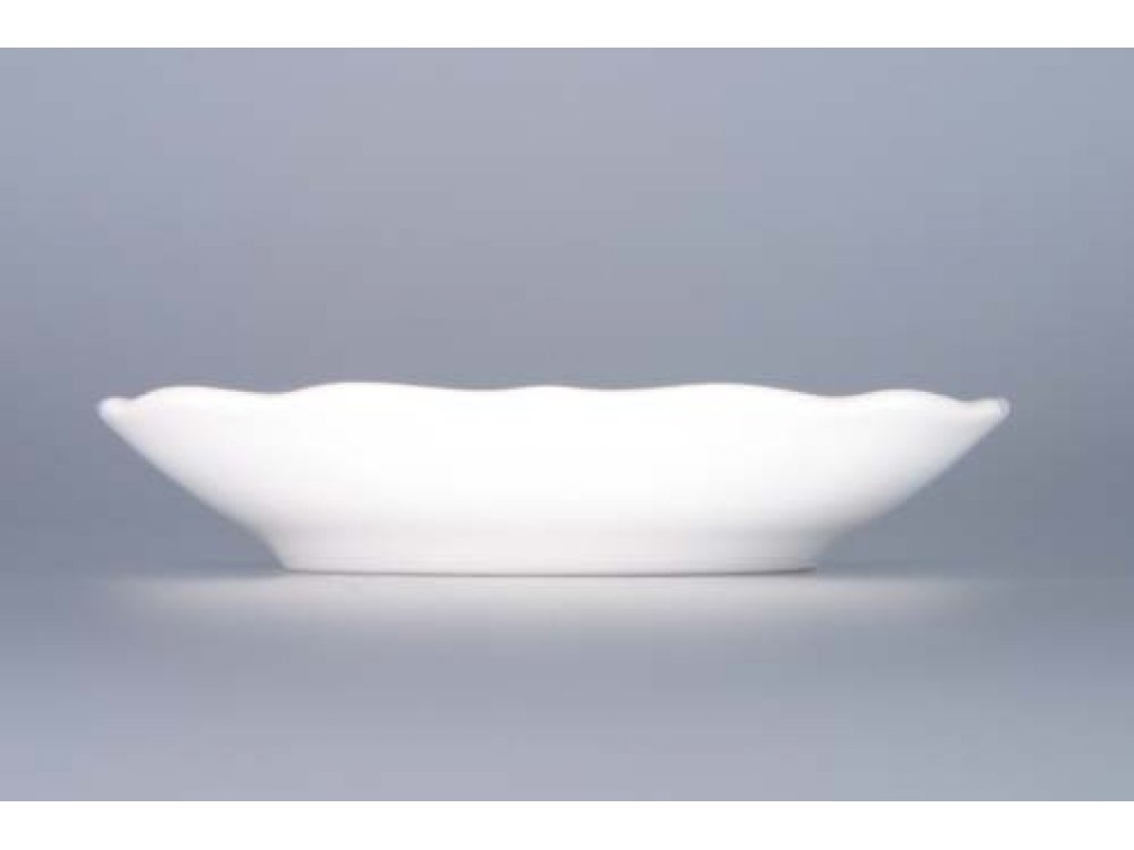 Český porcelán, Cibulák podšálek A 11 cm, originální cibulákový porcelán Dubí, cibulový vzor,