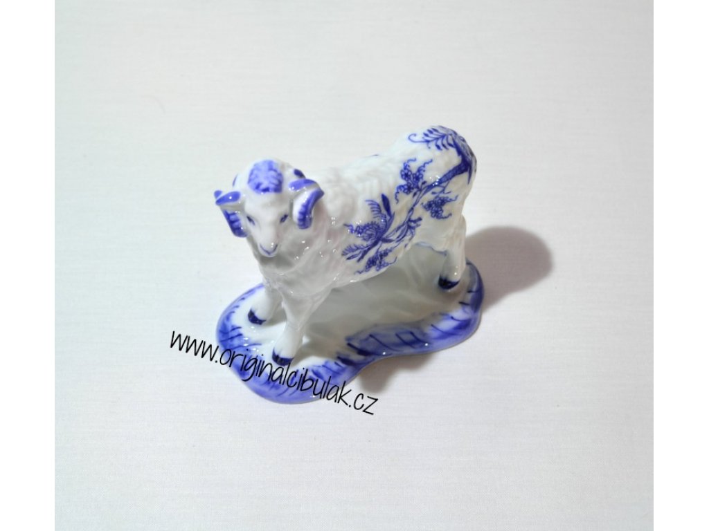 Cibulák Beran 10,5 cm originální cibulákový porcelán Dubí, cibulový vzor,