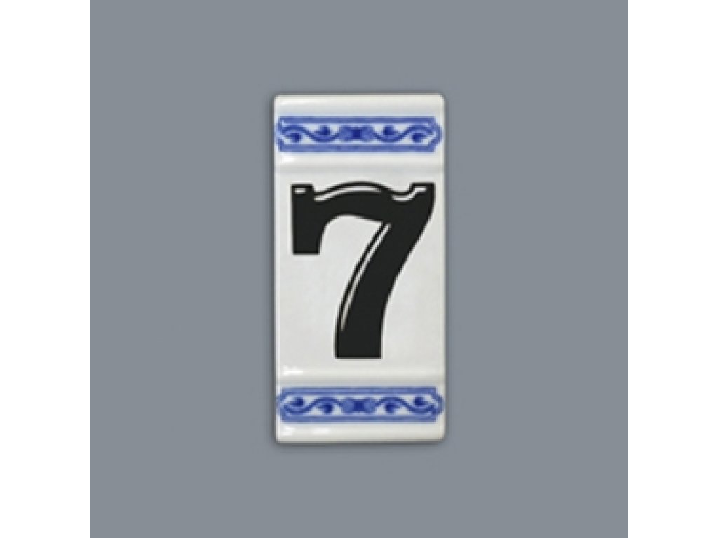 Cibulák Číslo na dom 11cm cibulový porcelán originálny cibulák Dubí