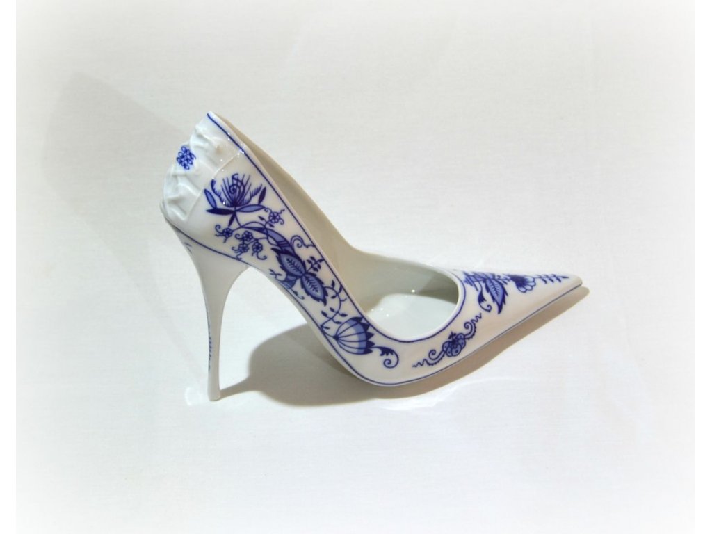 cibuľovitá dámska obuv ľavá Leander cibuľovitá porcelánová