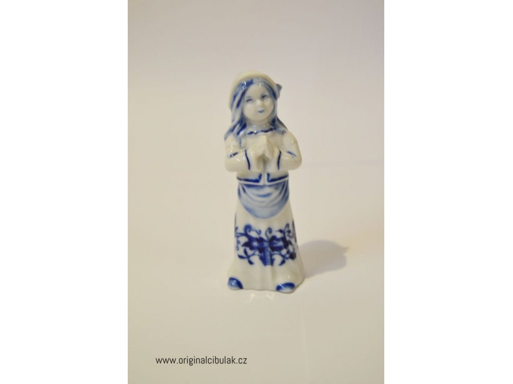 cibulák Děvče  9 cm originální český porcelán Dubí Royal Dux 2.jakost