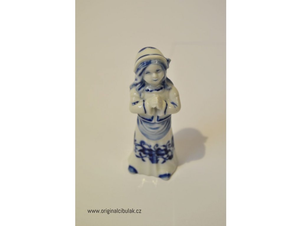 cibulák Děvče  9 cm originální český porcelán Dubí Royal Dux 2.jakost