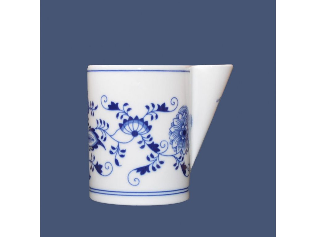 Cibulák dóza ke stolování, 12 cm, originální cibulákový porcelán Dubí, cibulový vzor,