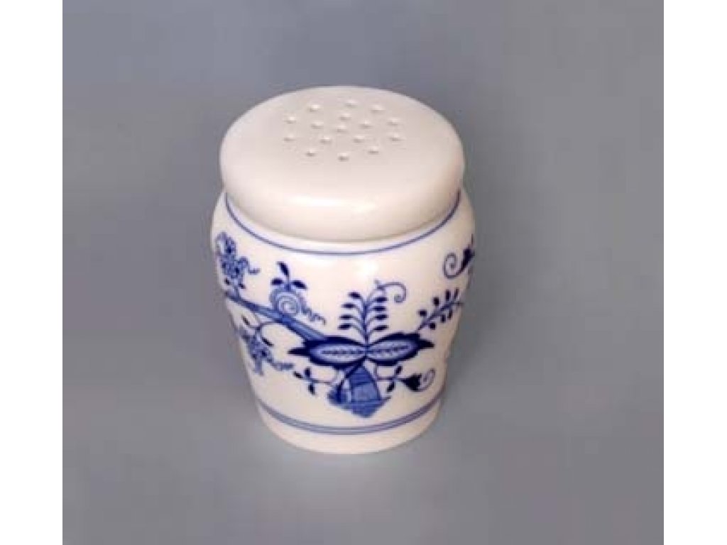 Zwiebelmuster Sugar Container 0.20L, Original Bohemia Porcelain from Dubi