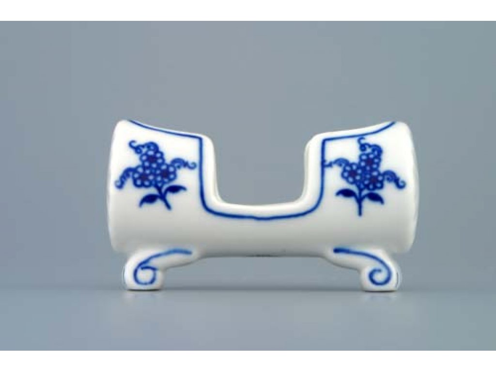 Cibulák dóza na špáradlá 8  cm cibulový porcelán, originálny cibulák Dubí, 2. akosť