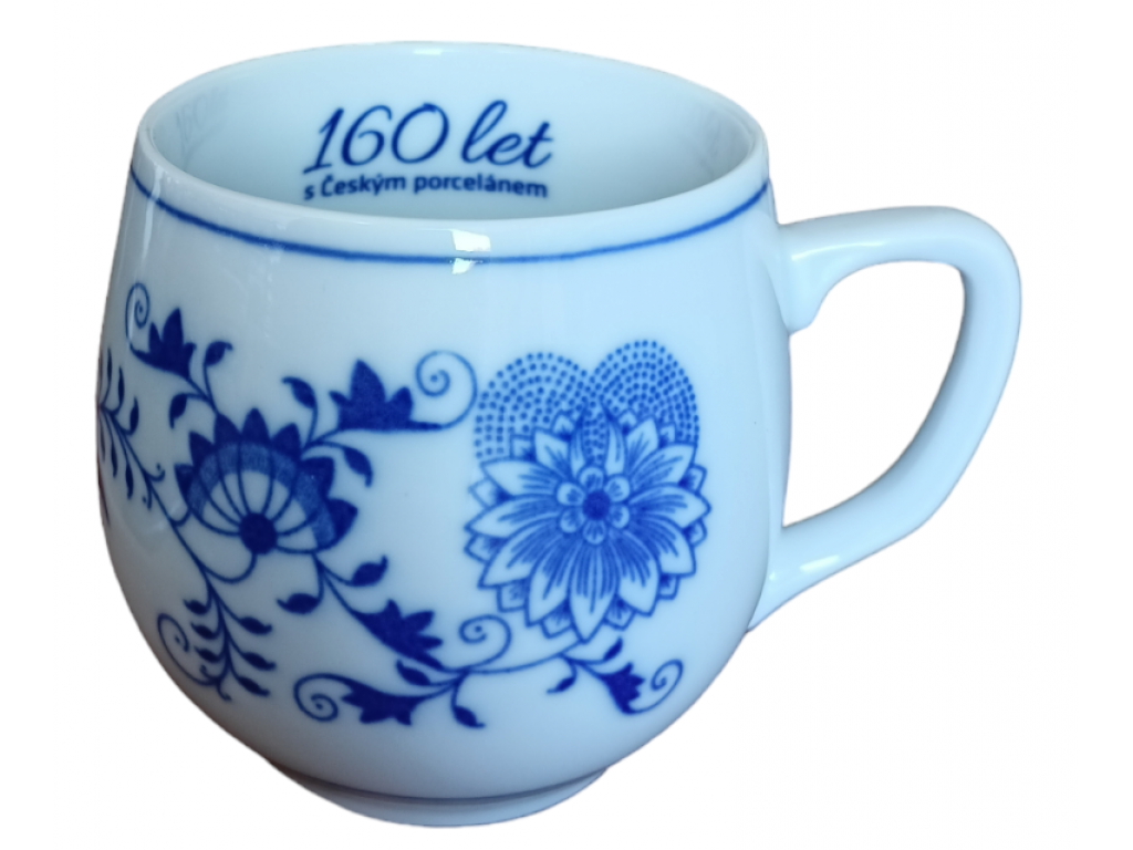 Cibulák hrnček Banak 0,30 l 160 let Českého porcelánu Dubí