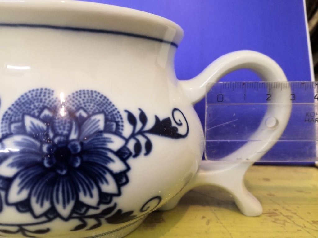 Cibulák Hrnek Joe 0,48 l originální cibulákový porcelán Dubí, cibulový vzor