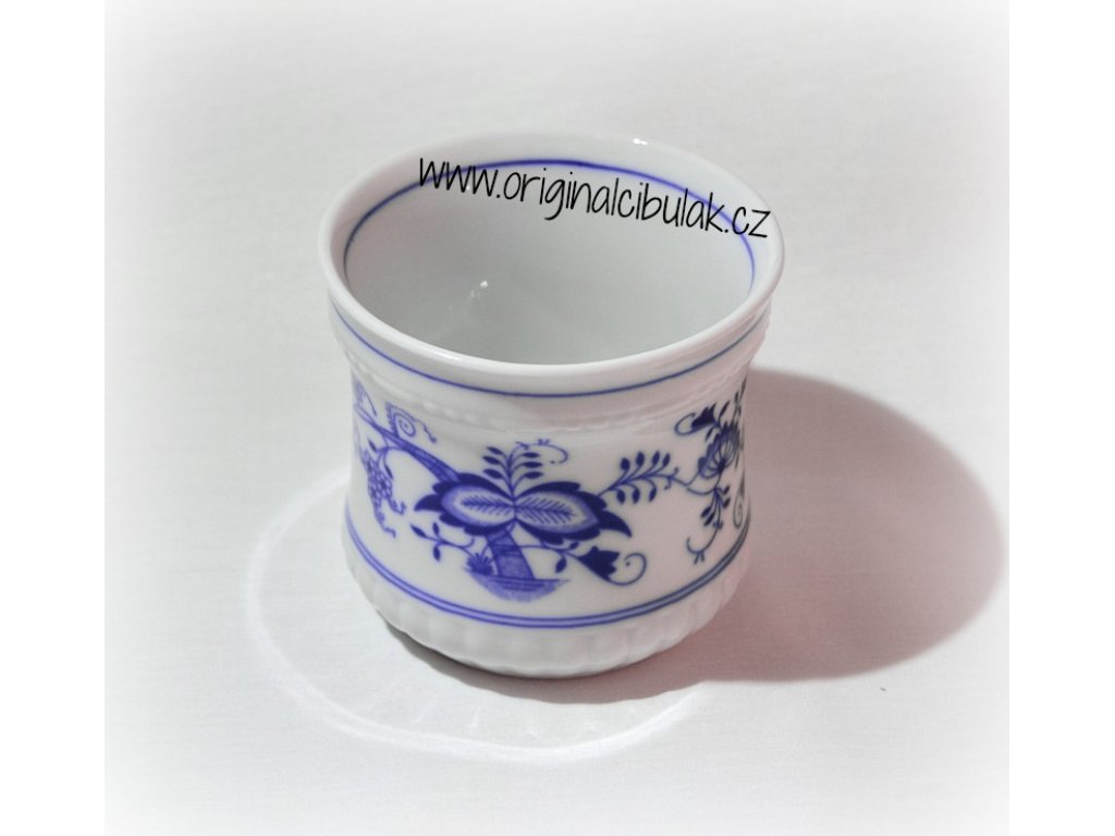 Cibulák hrnček Perlový veľký 0,37 l cibuľový porcelán originálny cibuľák Dubí