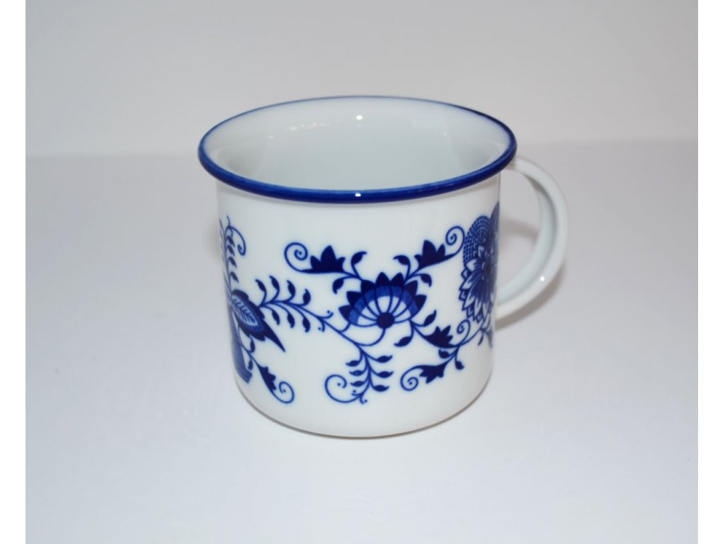 Cibulák hrnček Tina 0,38 l cibulový porcelán, originálny porcelán Dubí 2. akosť