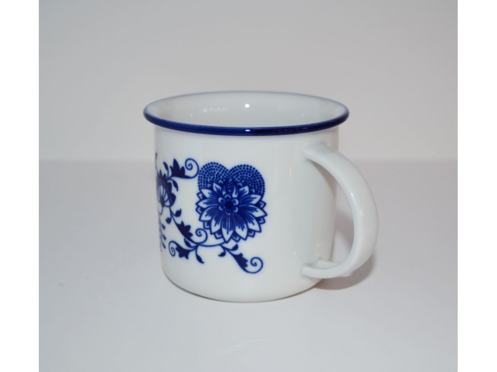 Zwiebelmuster  Tasse Tina 0,38l M groß Original Bohemia Porzellan Dubi Karlsbader 