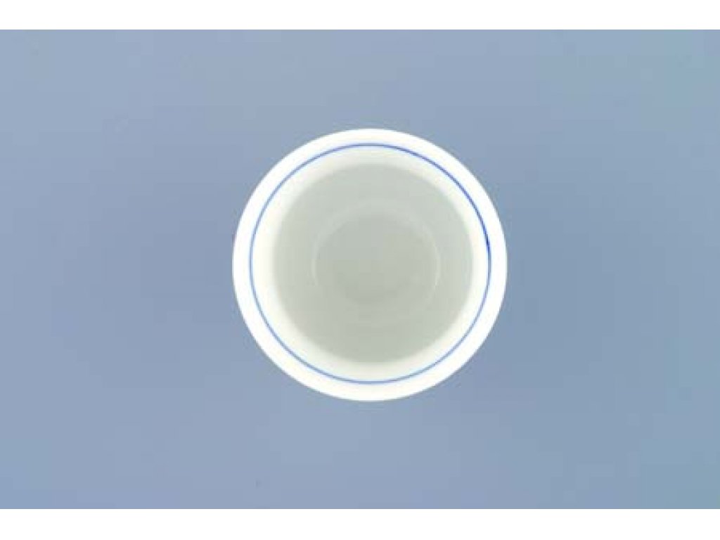 Cibulák Kalíšek Ali M 0,04 l originální cibulákový porcelán Dubí, cibulový vzor,