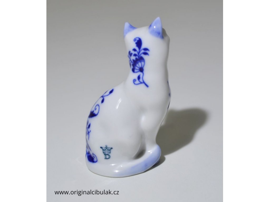 Cibulák Kočička 8cm originální český porcelán Dubí Royal DUX