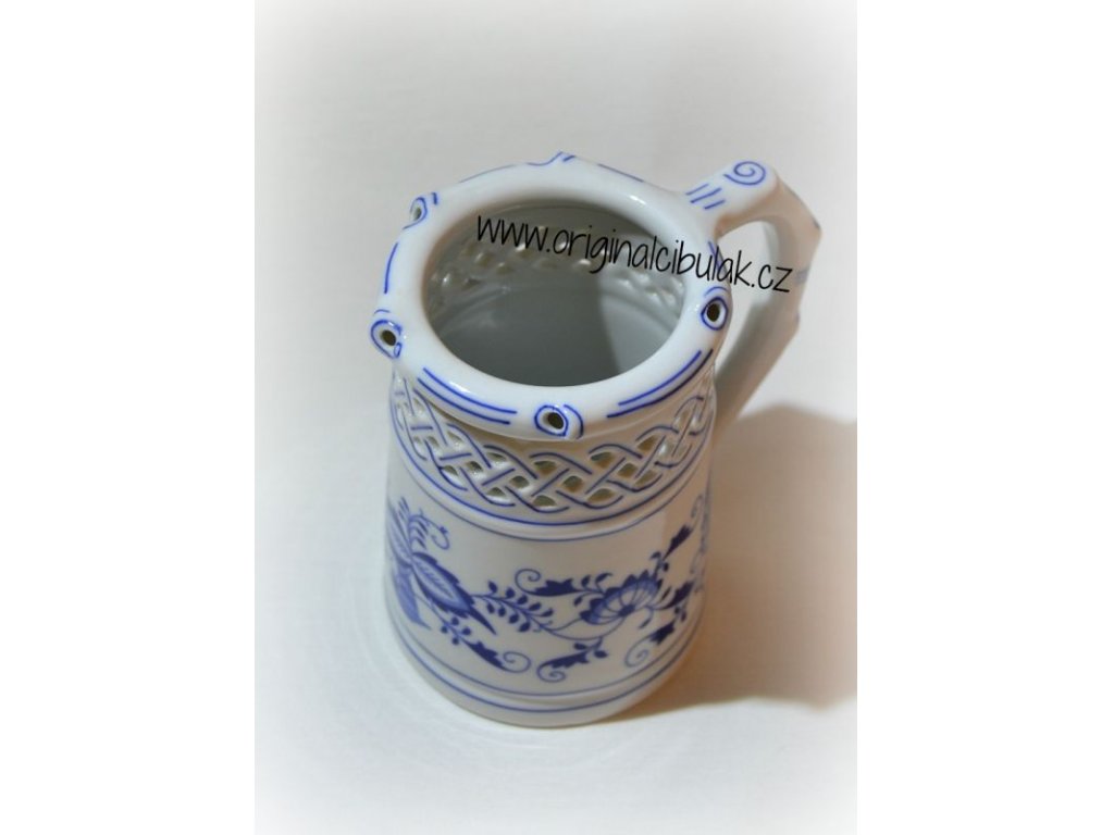 Cibulák korbel prelamovaný 0,40 l cibulový porcelán originálny cibulák Dubí 2.akosť