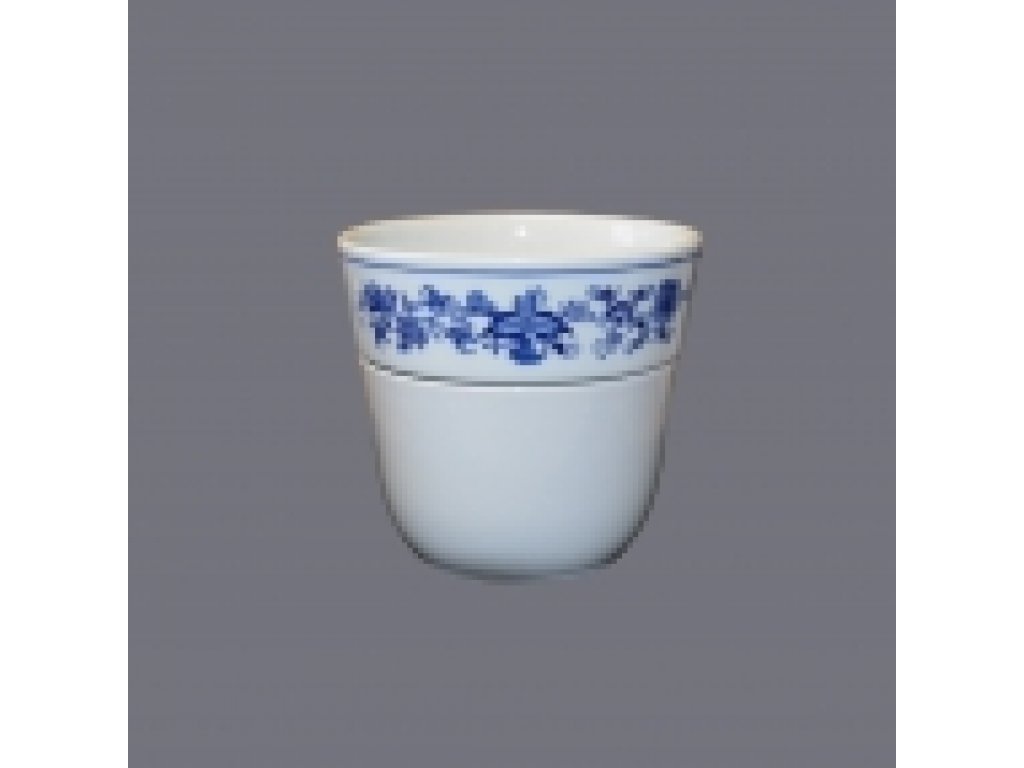 Zwiebelmuster Flower Pot Krasko, Original Bohemia Porcelain from  Dubi