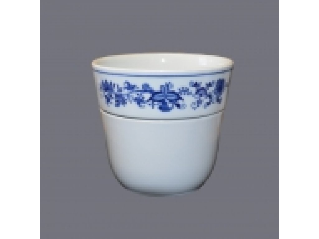 Zwiebelmuster Flower Pot Krasko, Original Bohemia Porcelain from  Dubi