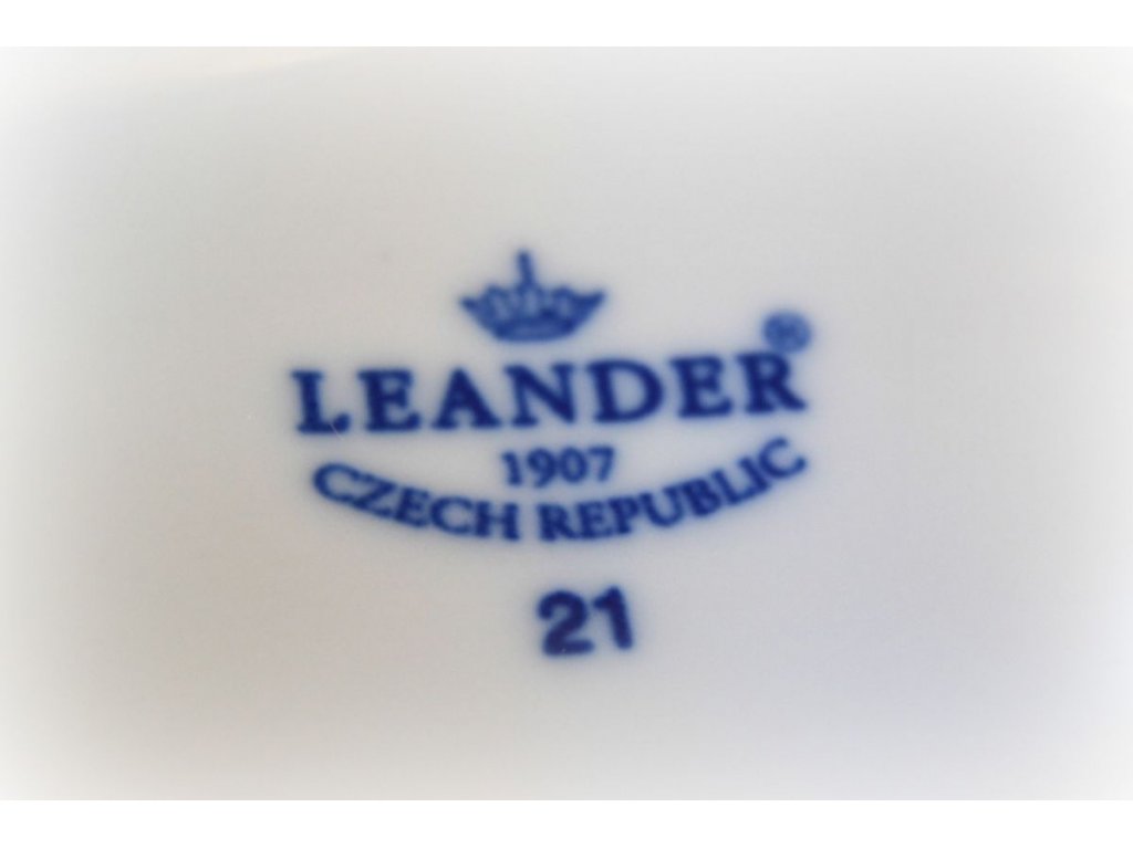 cibulák labuť Leander cibulákový porcelán