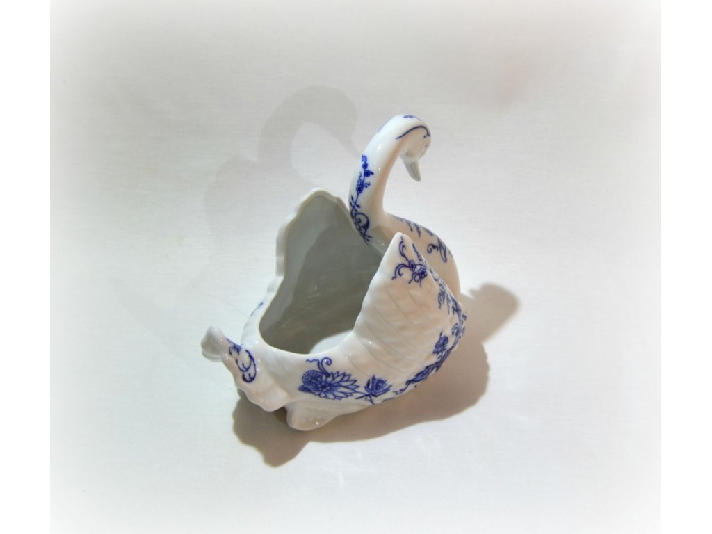 cibulák labuť Leander cibulákový porcelán