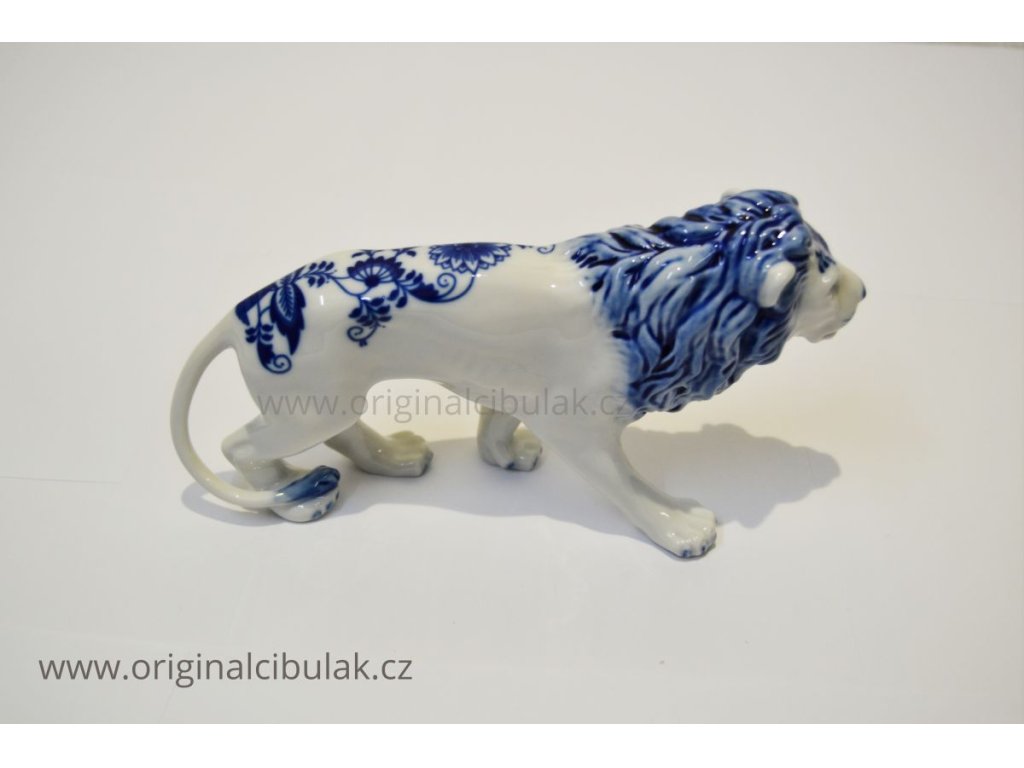 Cibulák Lev 12cm Originálny Český Porcelán Dubí