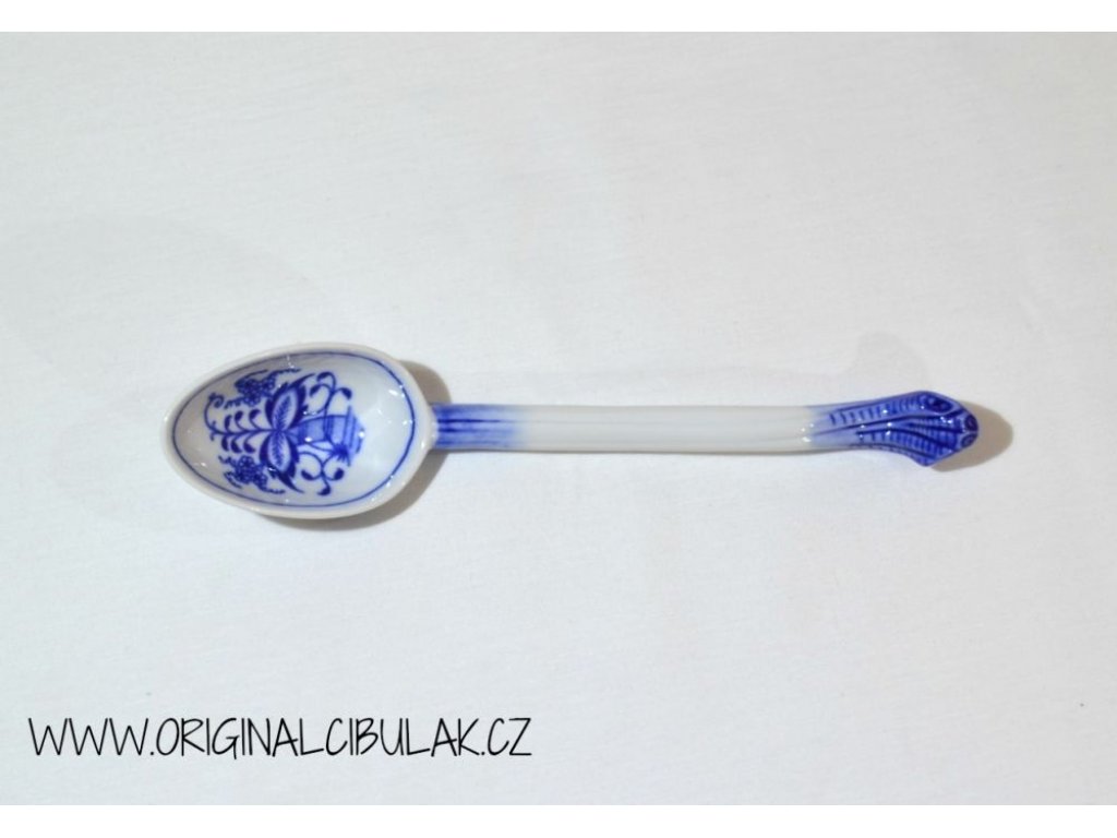 cibulák lžíce k omáčníku 23 cm originální český porcelán Dubí 2.jakost