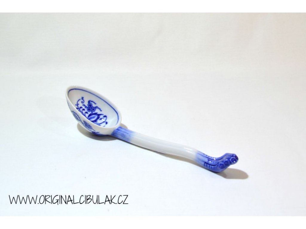 cibulák lžíce k omáčníku 23 cm originální český porcelán Dubí 2.jakost
