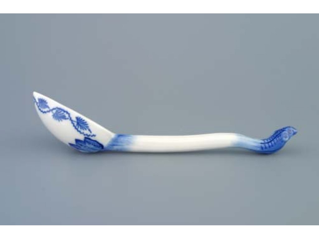 Cibulák lyžica k omáčniku 23 cm cibuľový porcelán, originálny cibuľák Dubí