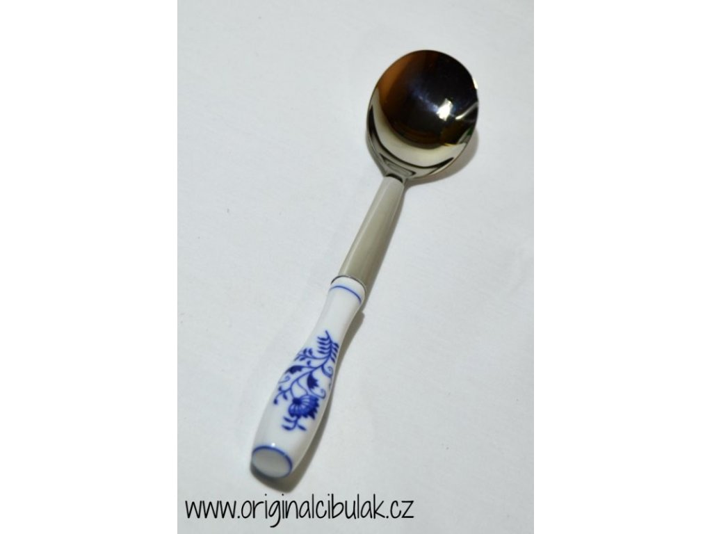 Onion pattern spoon salad Original Bohemia porcelain from Dubi