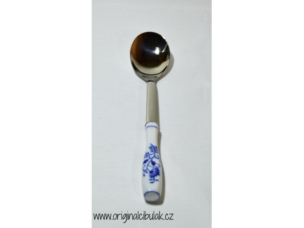 Onion pattern spoon salad Original Bohemia porcelain from Dubi