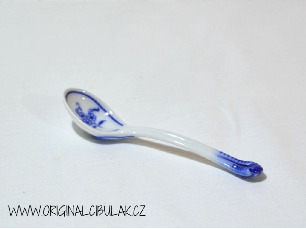 Cibulák Lyžička 12cm Originálny Český Porcelán Dubí 
