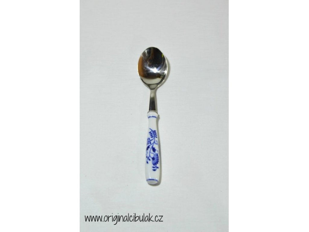 Onion pattern coffee spoons 6 pieces Original Bohemia porcelain from Dubi
