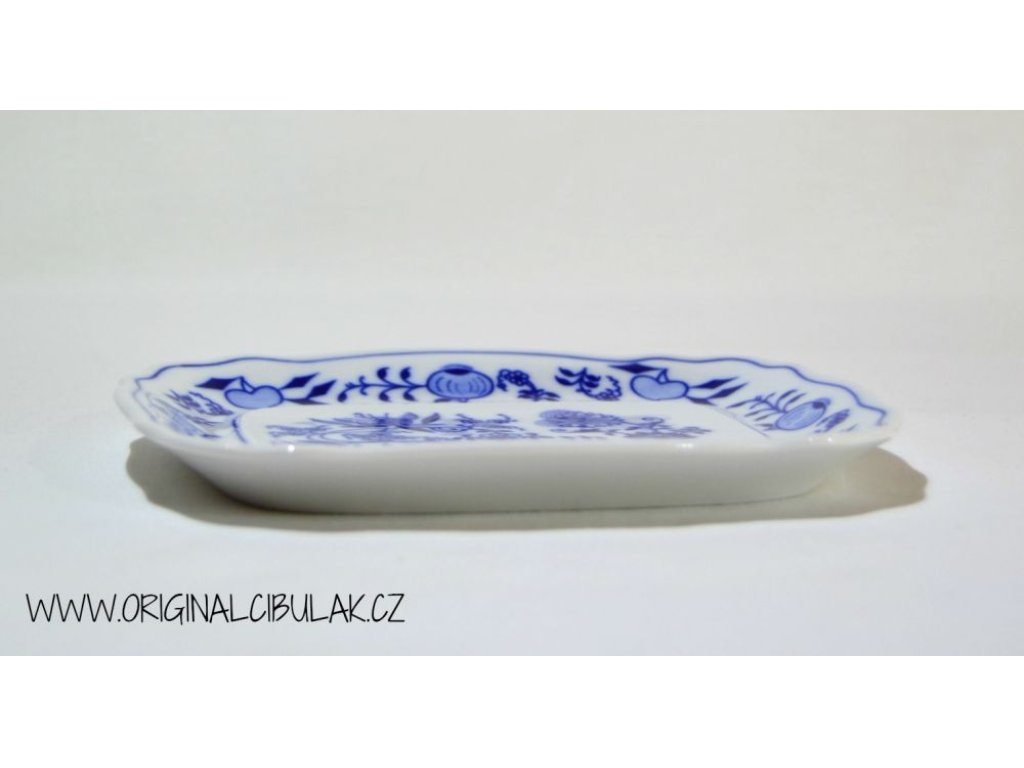 Cibulák Máslenka hranatá malá 16,5cm x12,7cm 450g Originál Český porcelán Dubí