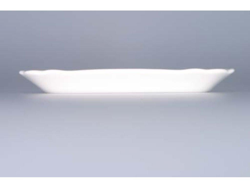 Cibulák Máslenka hranatá malá spodek 17 cm originální cibulákový porcelán Dubí, cibulový vzor,