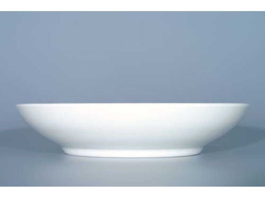 Cibulák misa kompótová hladká 21 cm cibulový porcelán originálny cibulák Dubí