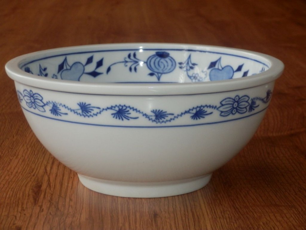 Zwiebelmuster  Bowl Bep1  7,5cm, Original Bohemia Porcelain from Dubi