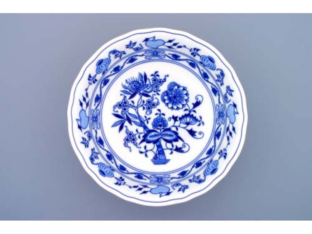 Zwiebelmuster Round Deep Dish 28cm, Original Bohemia Porcelain from  Dubi