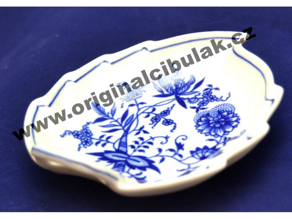 cibulák mísa list 15 cm originální český porcelán Dubí