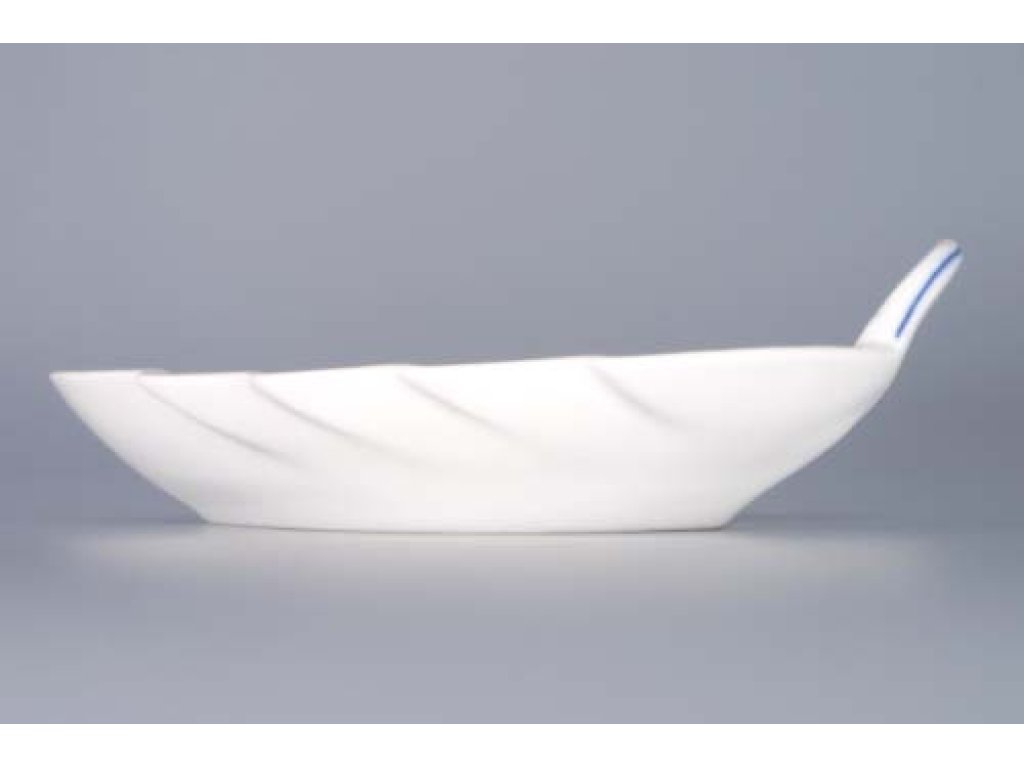 Zwiebelmuster Blattschale 15cm Original Bohemia Porzellan Dubi Karlsbader