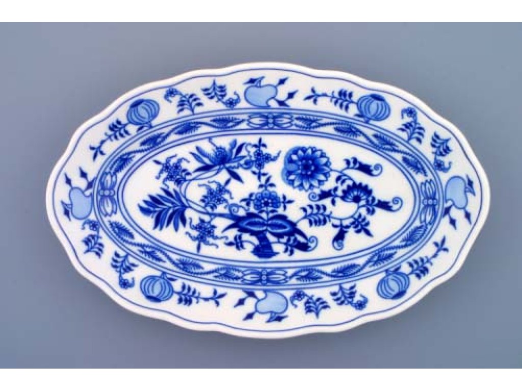 Cibulák Mísa oválná  24cm Originál Český porcelán Dubí