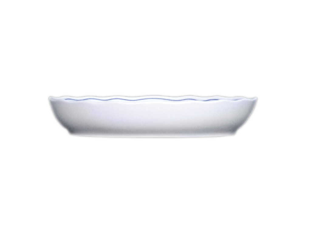 Cibulák misa šalátová oválna 27,8cm cibulový porcelán originálny cibulák Dubí 2.akosť