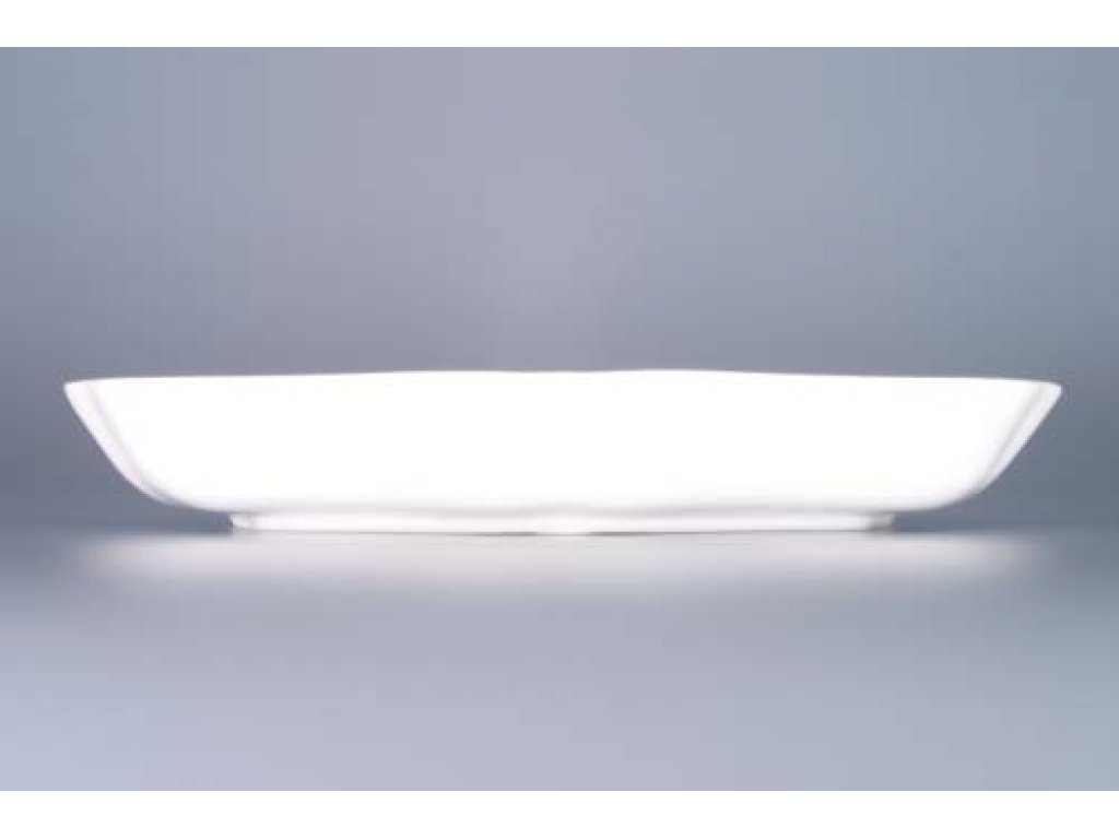 Zwiebelmuster Salad Dish Triangular 24cm, Original Bohemia Porcelain from Dubi